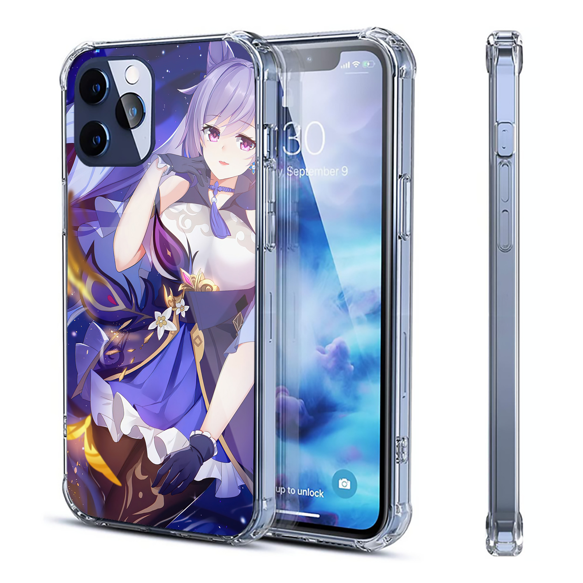 げんし神 genshin 【iPhone 12シリーズ対応】透明スマホケース（クリアソフトケース）